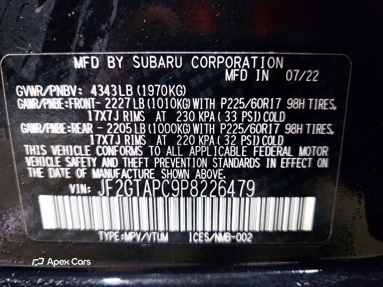 Subaru XV 2023