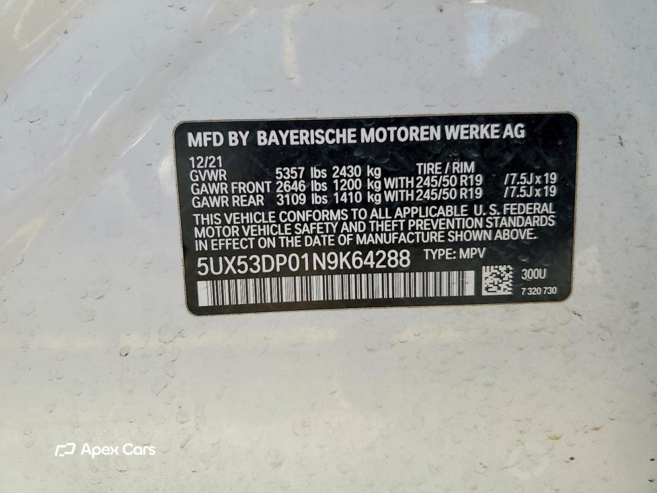 BMW X3 2022