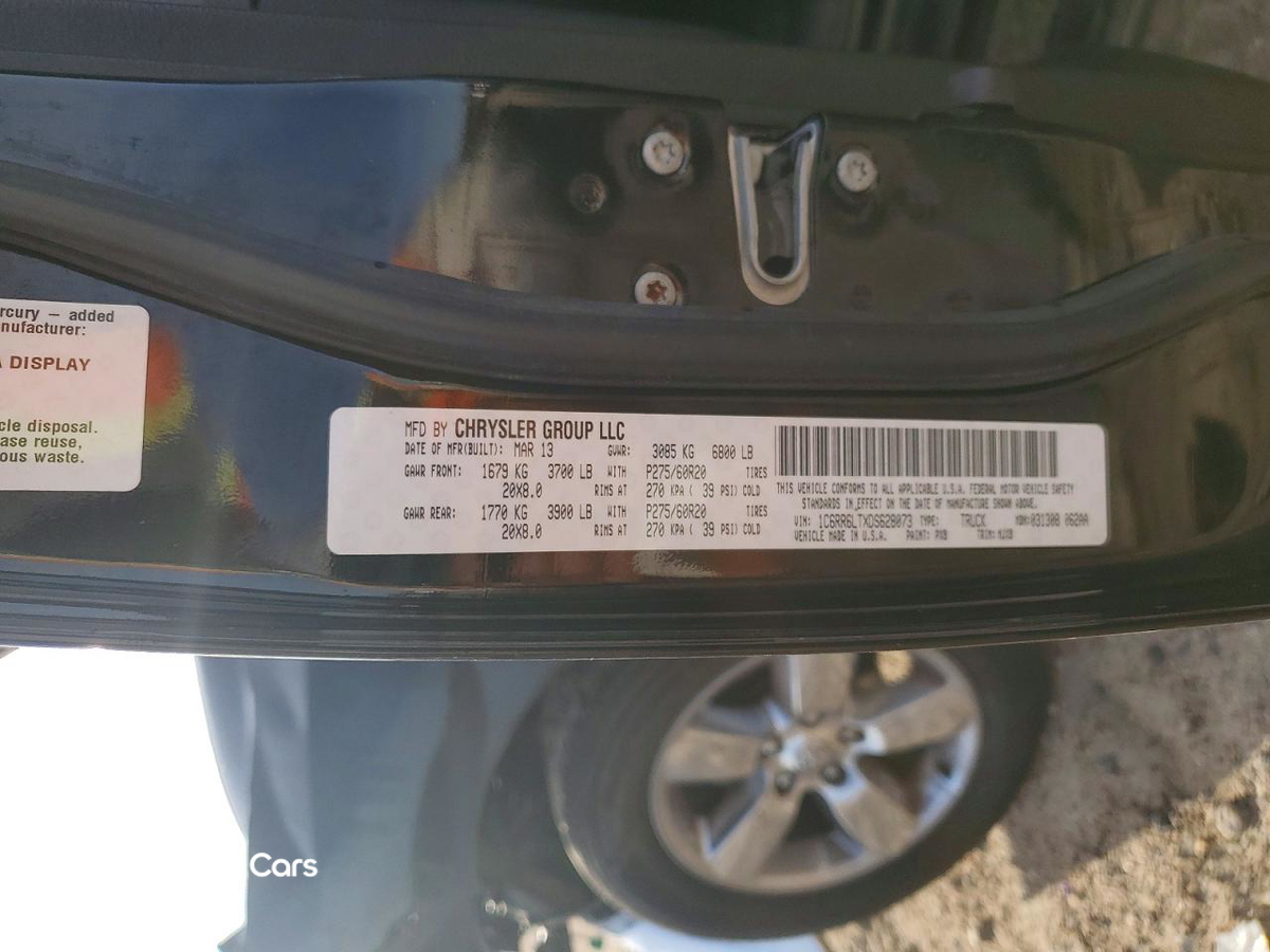 RAM 1500 2013