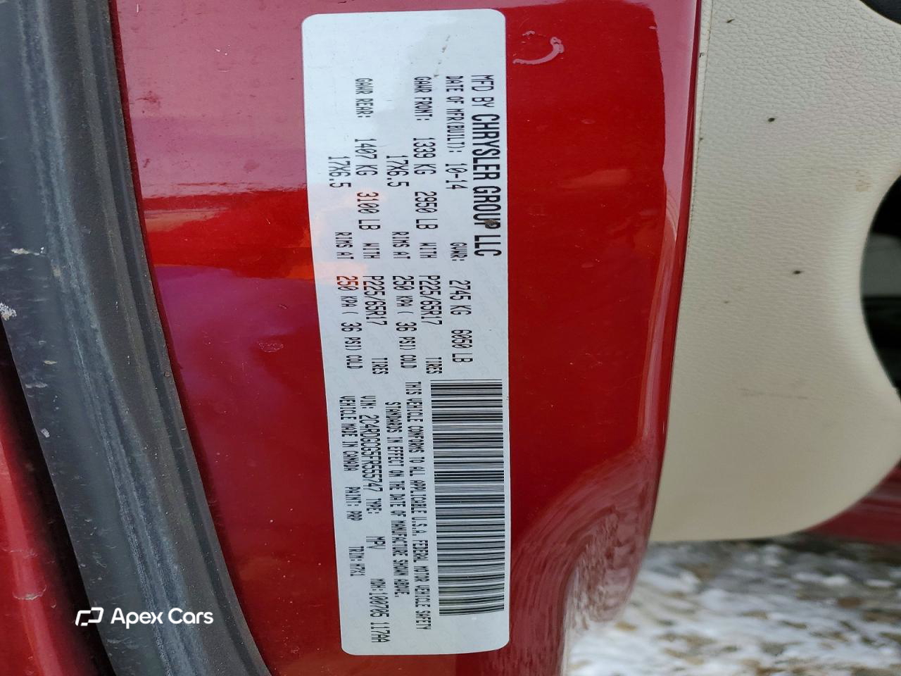 Dodge Caravan 2015
