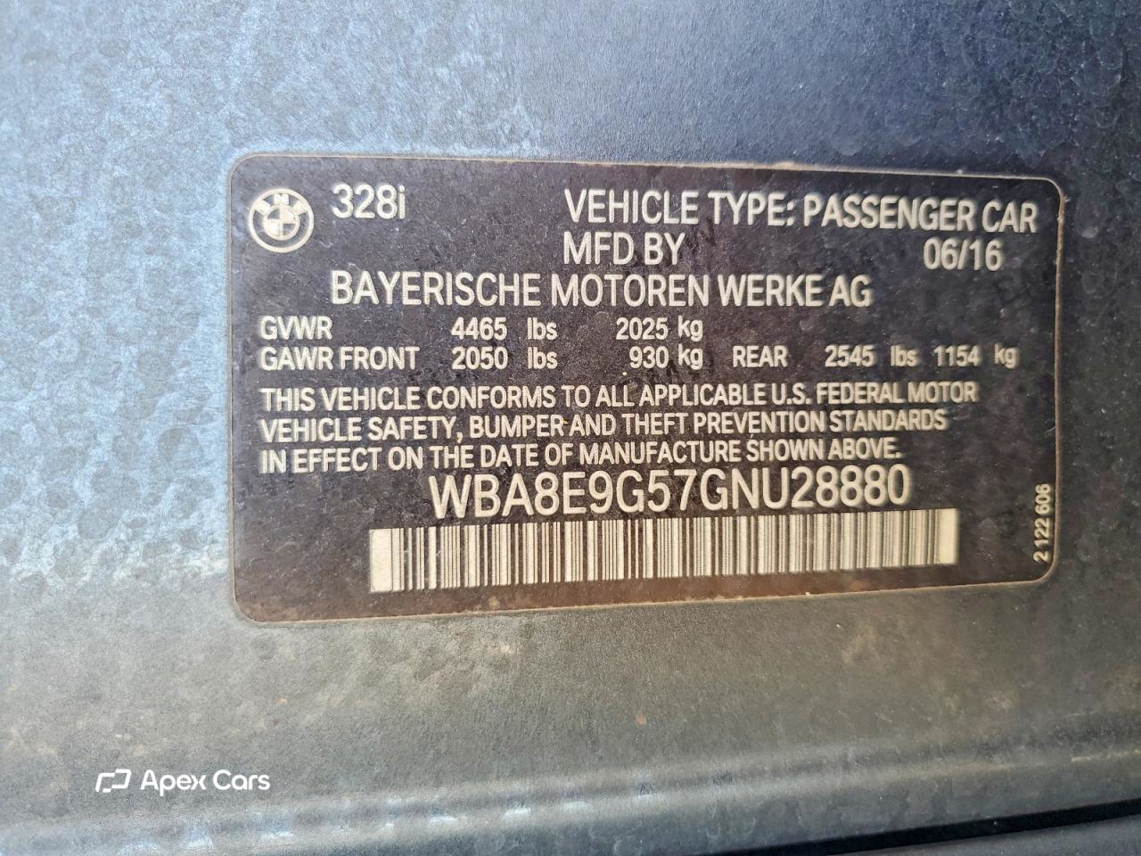 BMW Series 3 2016
