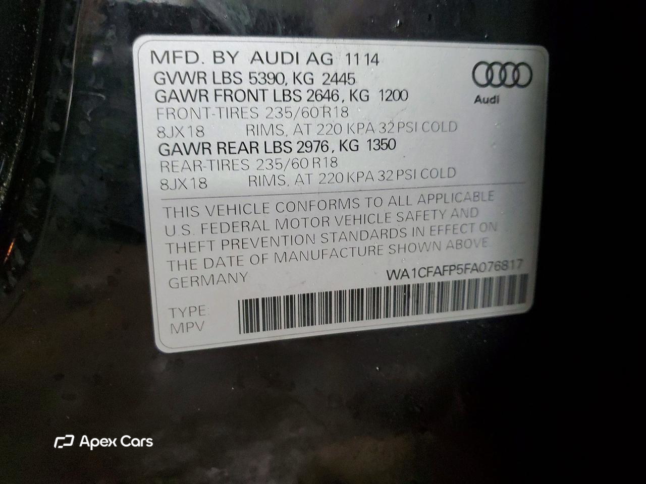 Audi Q5 2015