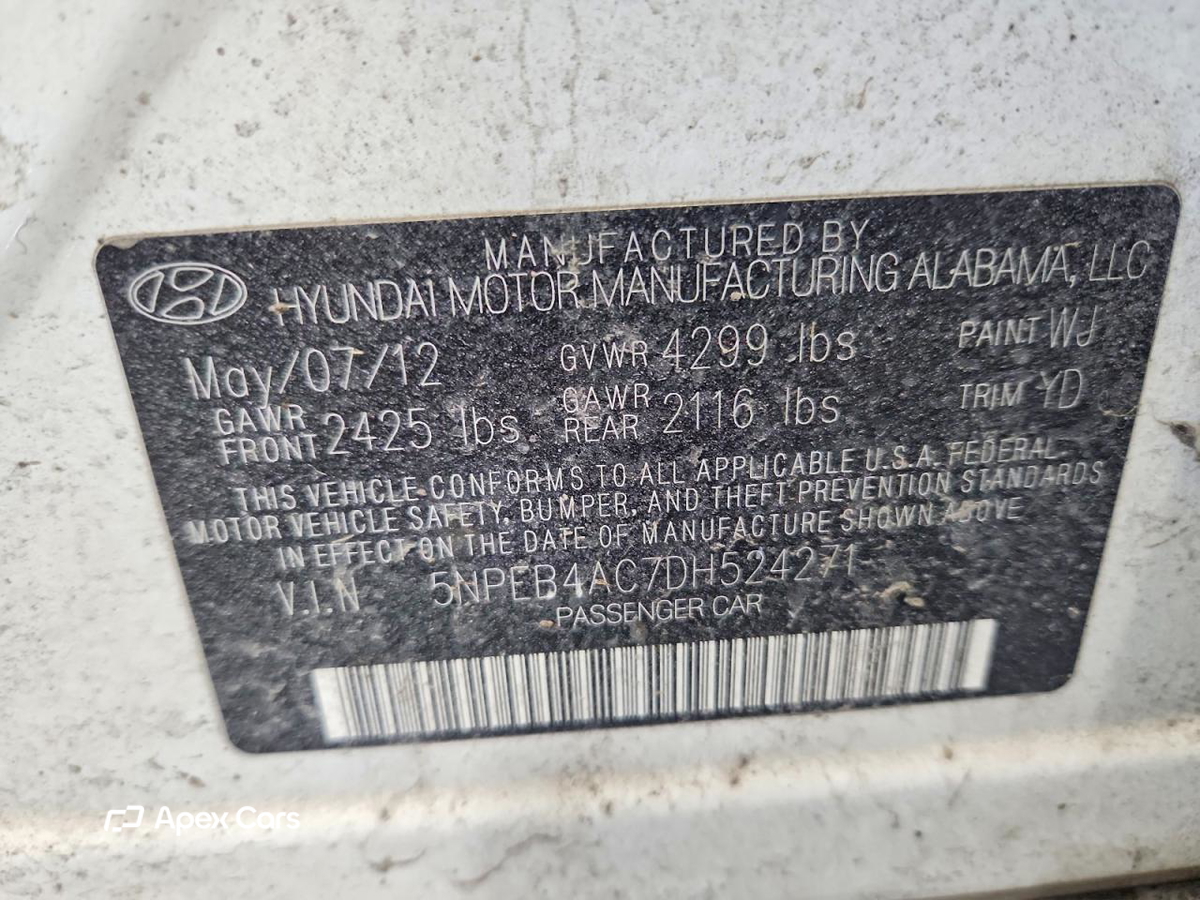 Hyundai Sonata 2013