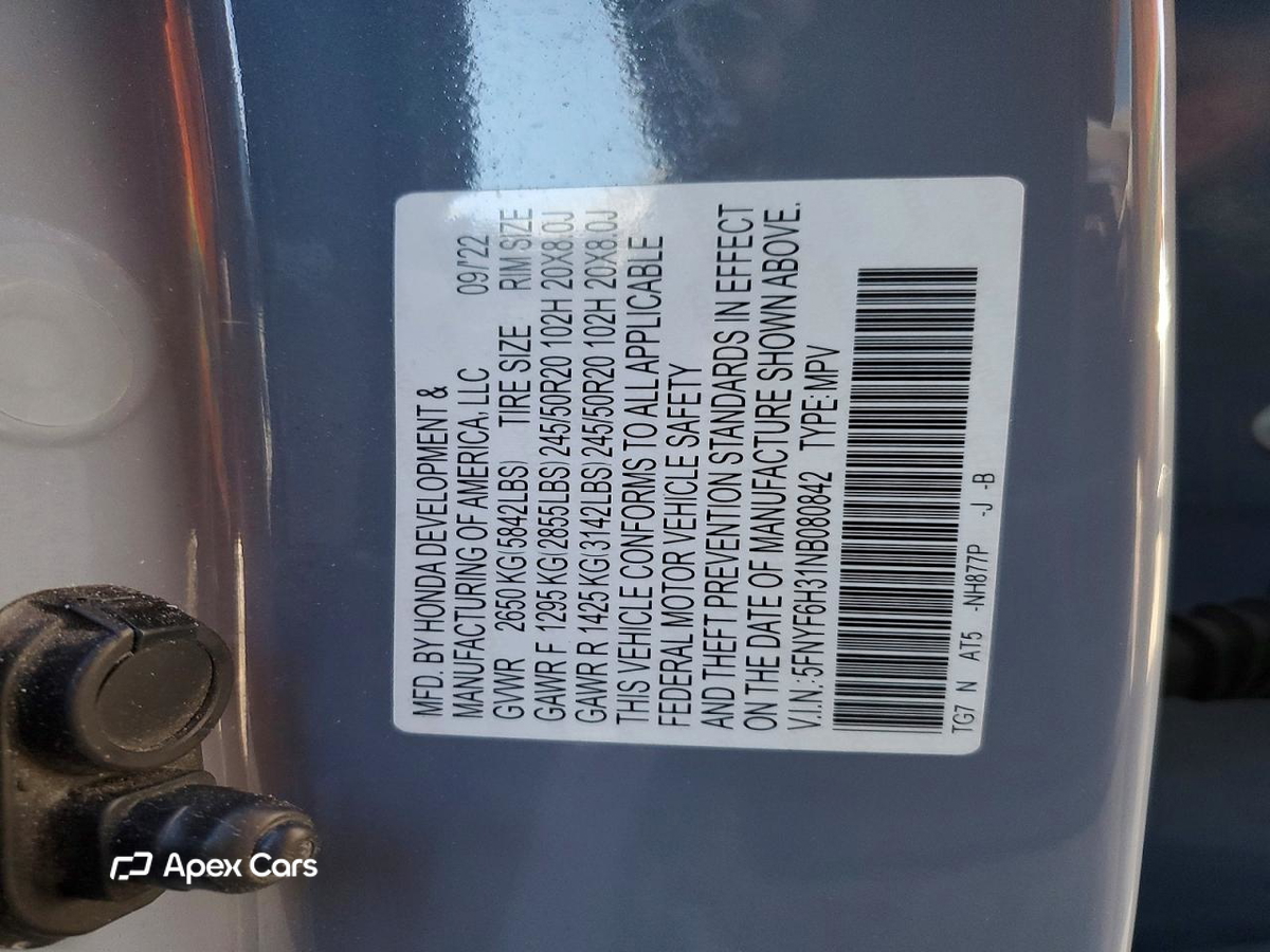 Honda Pilot 2022