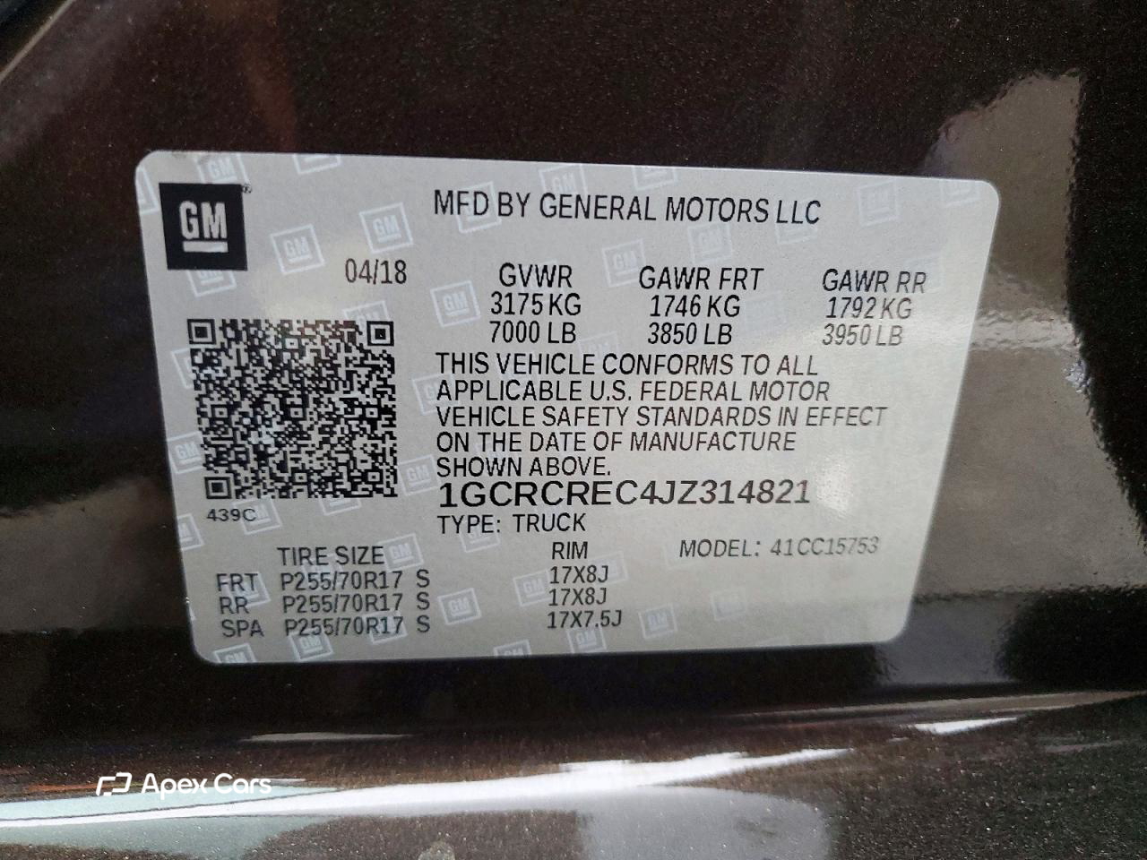 Chevrolet Silverado 2018