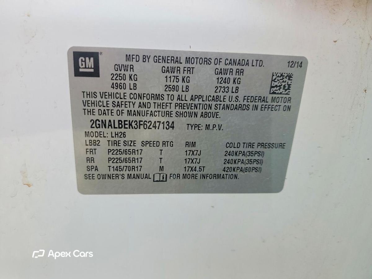 Chevrolet Equinox 2015