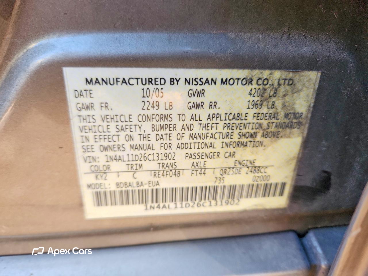 Nissan Altima 2006