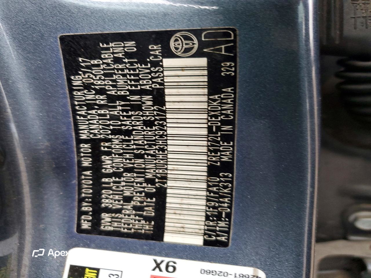 Toyota Corolla 2017