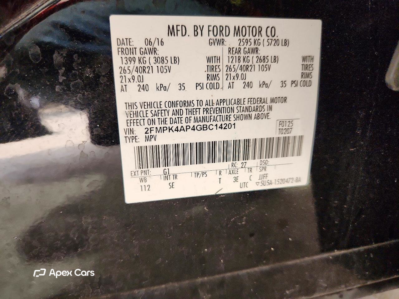 Ford Edge 2016