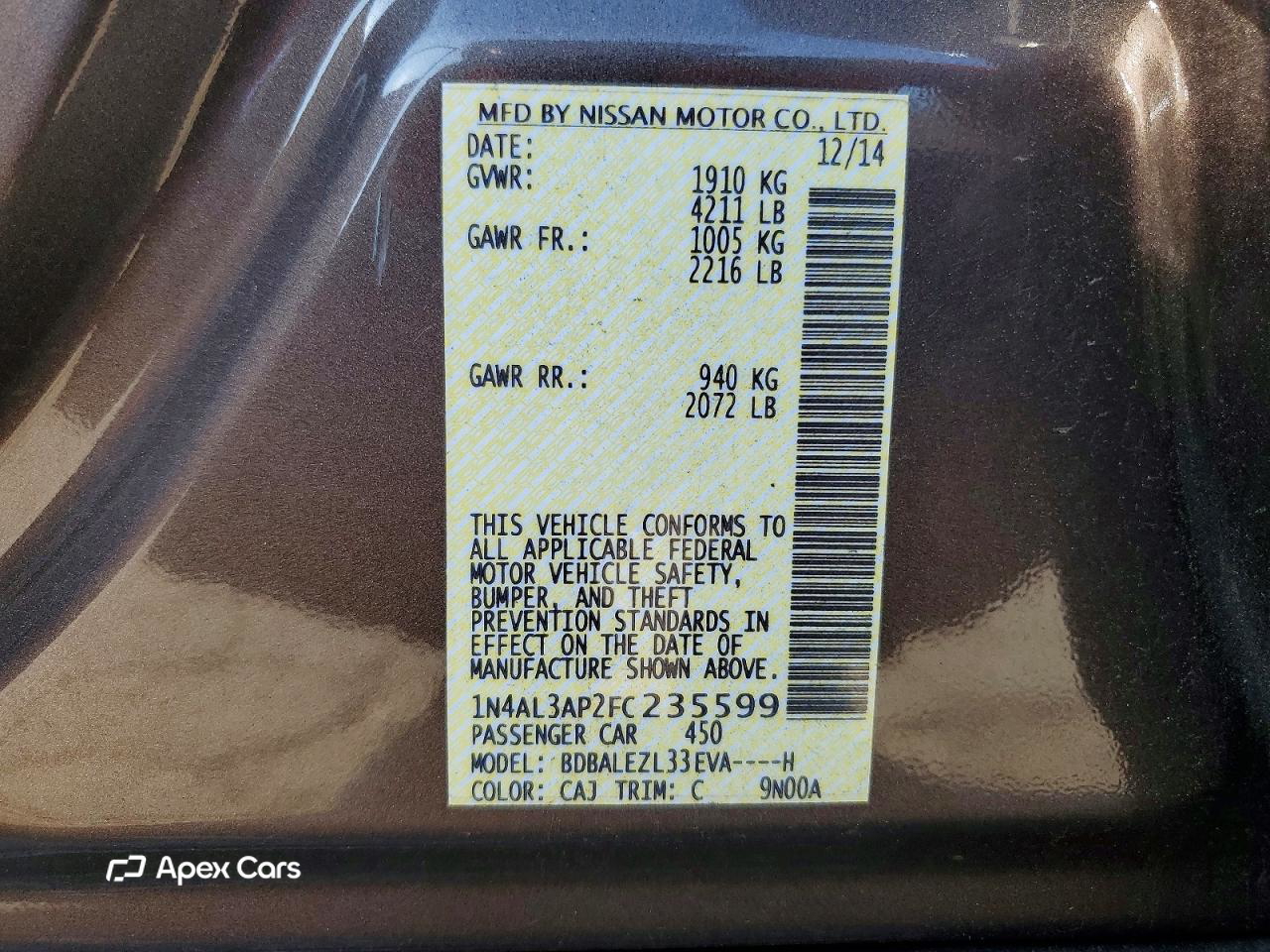 Nissan Altima 2015
