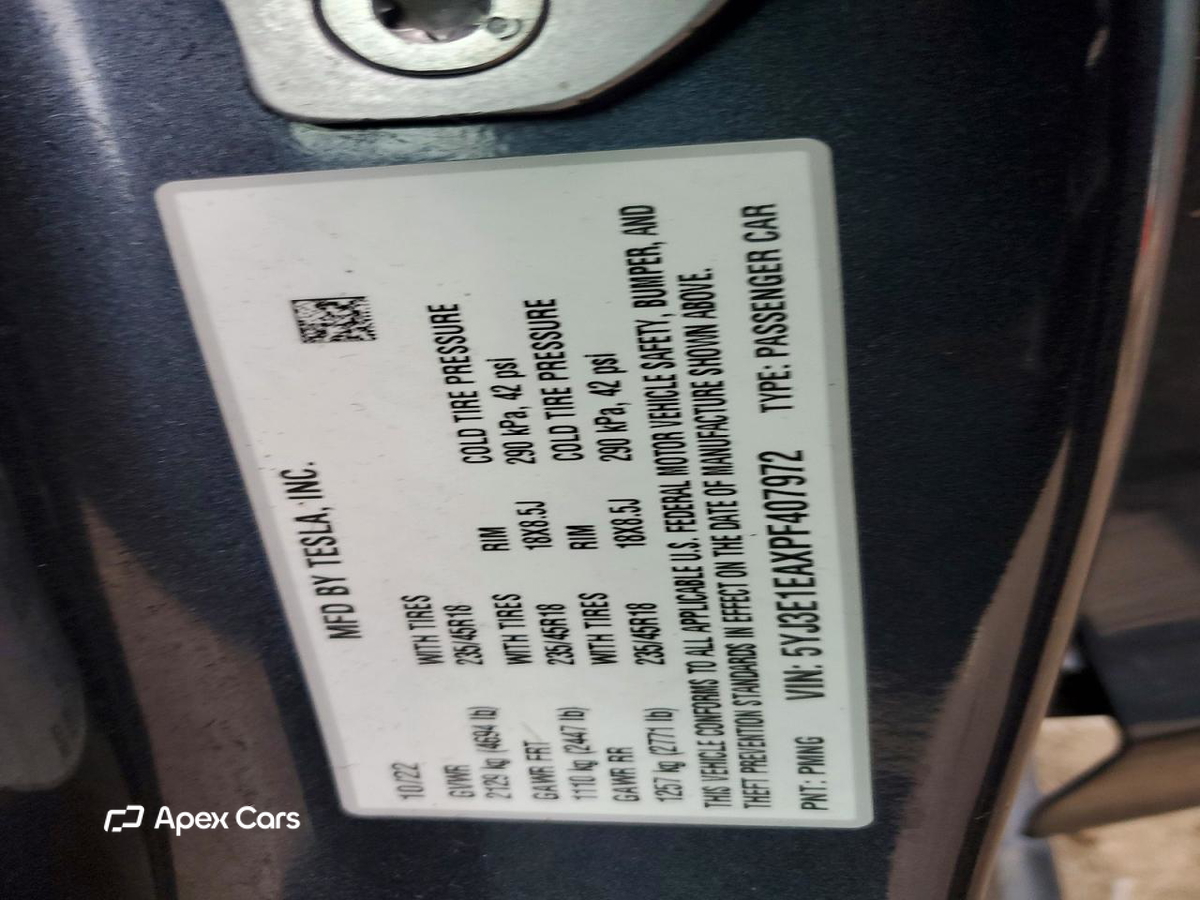 Tesla Model 3 2023
