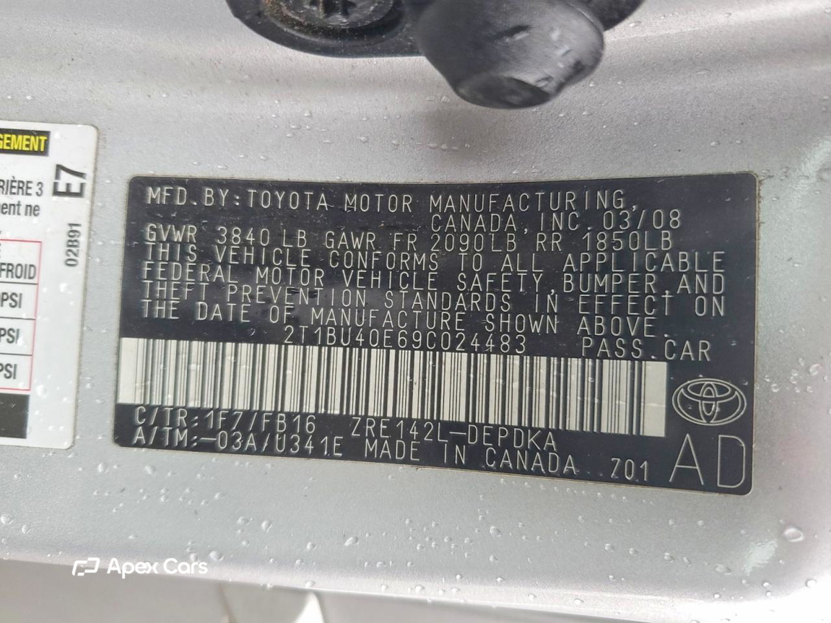 Toyota Corolla 2009