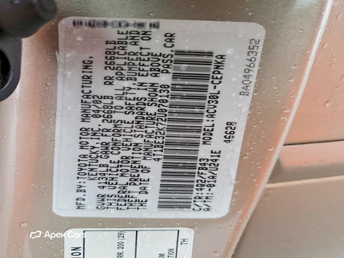 Toyota Camry 2002
