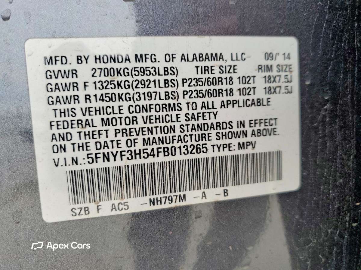 Honda Pilot 2015