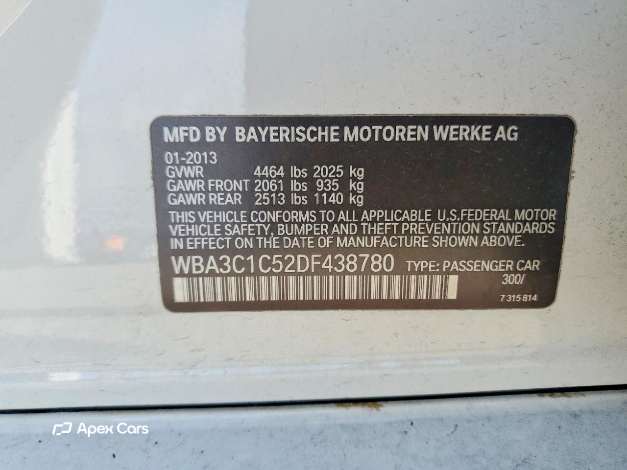 BMW Series 3 2013