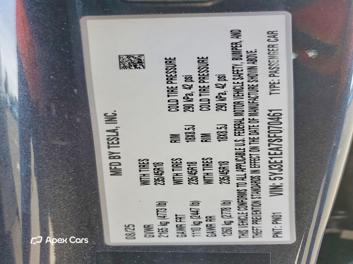 Tesla Model 3 2025