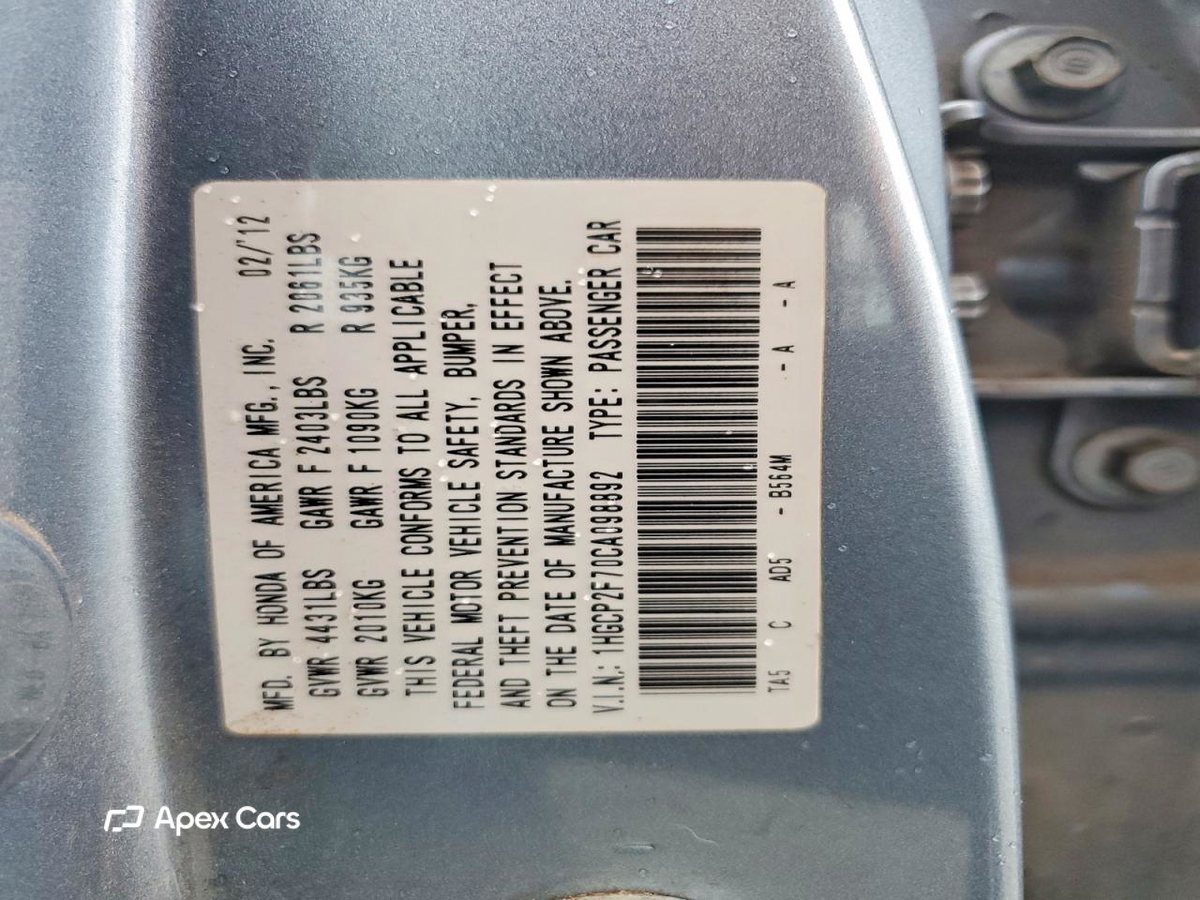 Honda Accord 2012