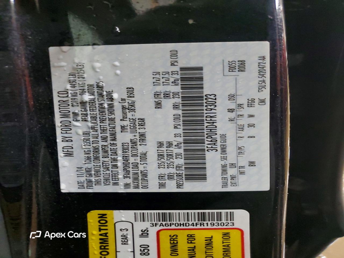 Ford Fusion 2015