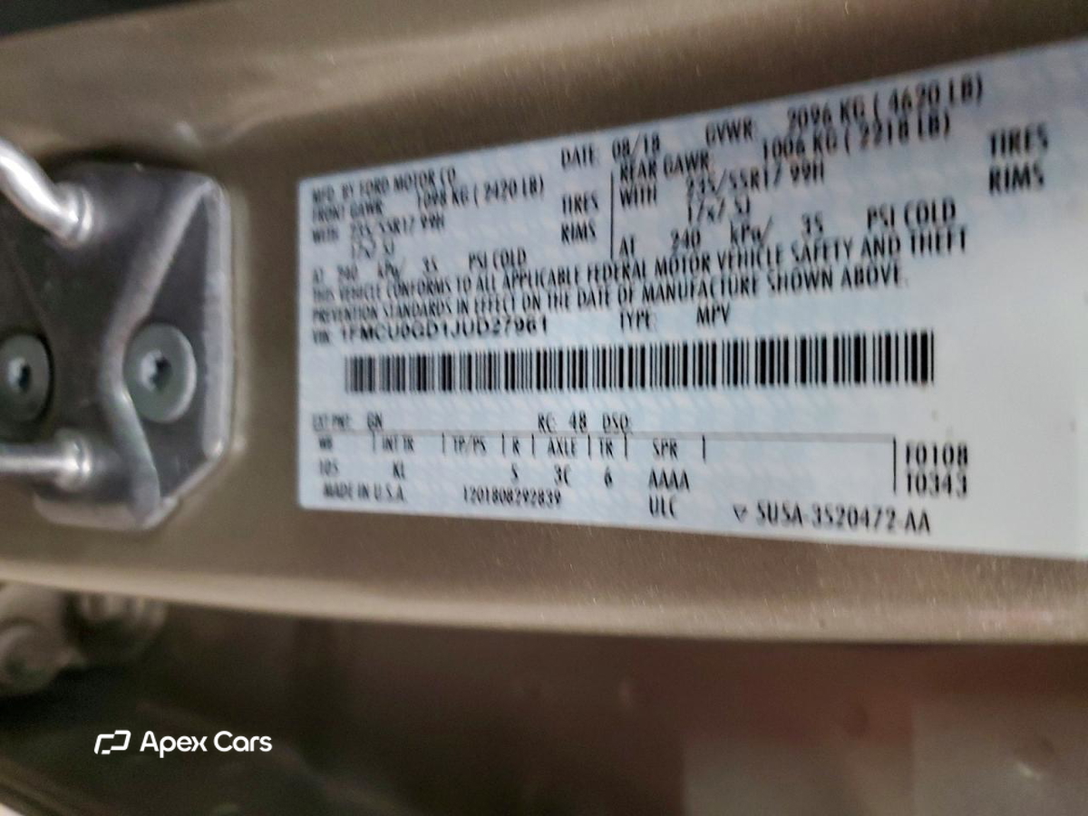 Ford Escape 2018