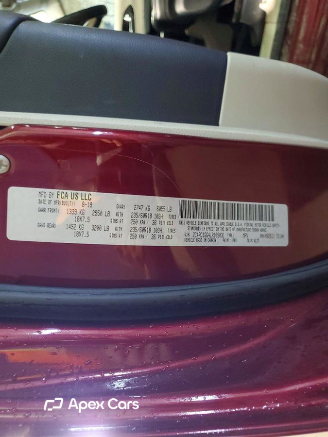 Chrysler Pacifica 2020