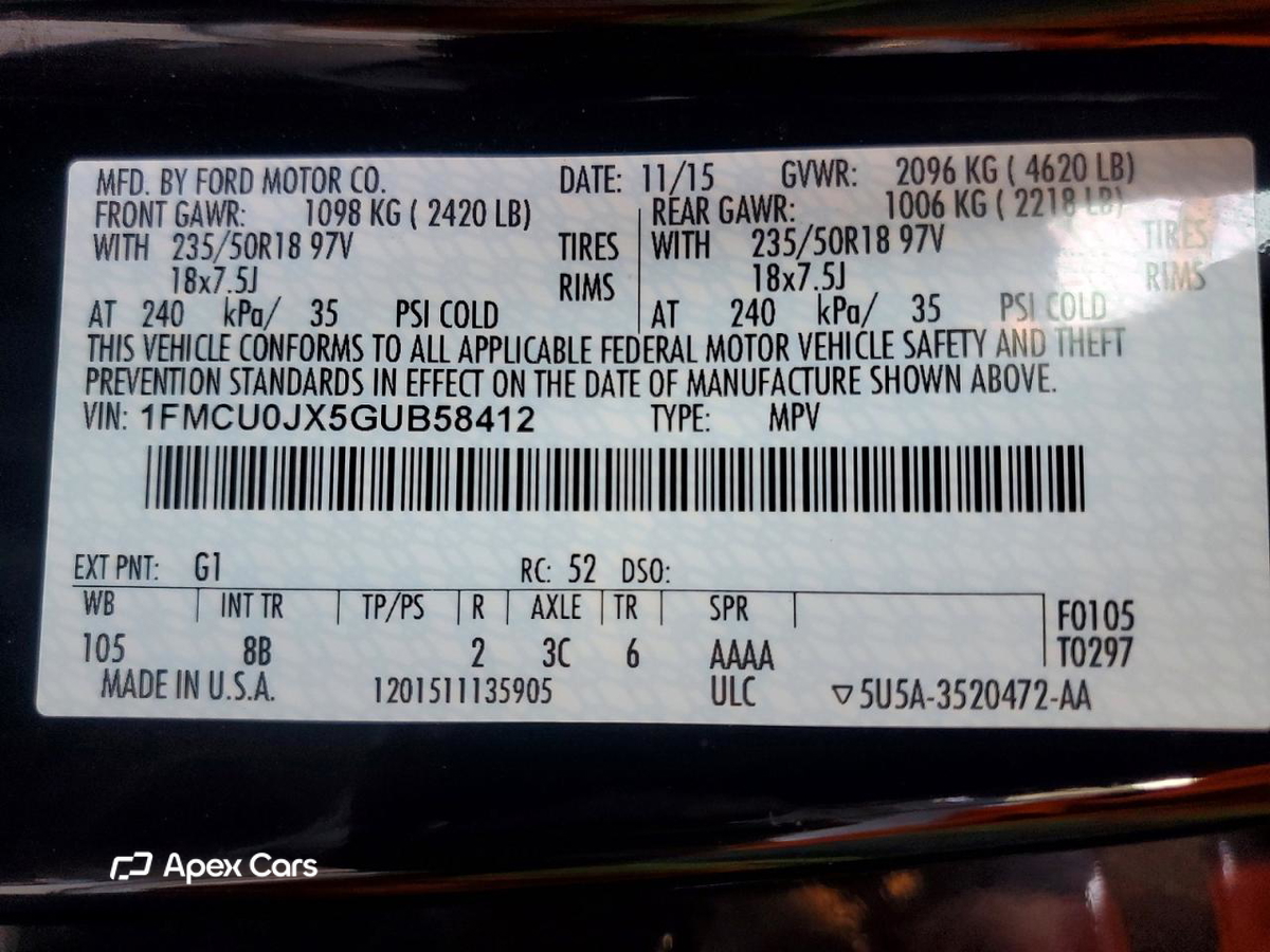 Ford Escape 2016