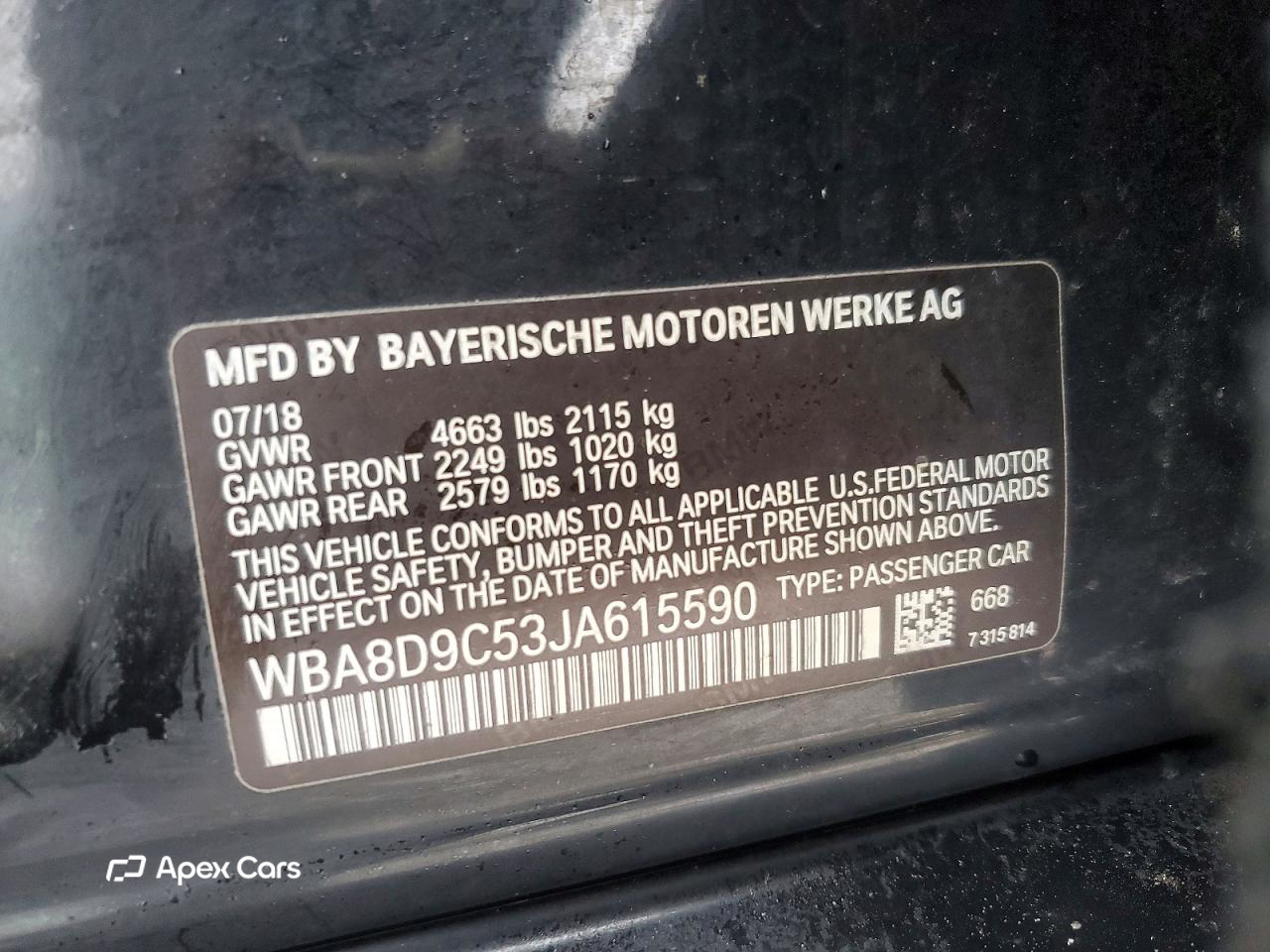 BMW Series 3 2018