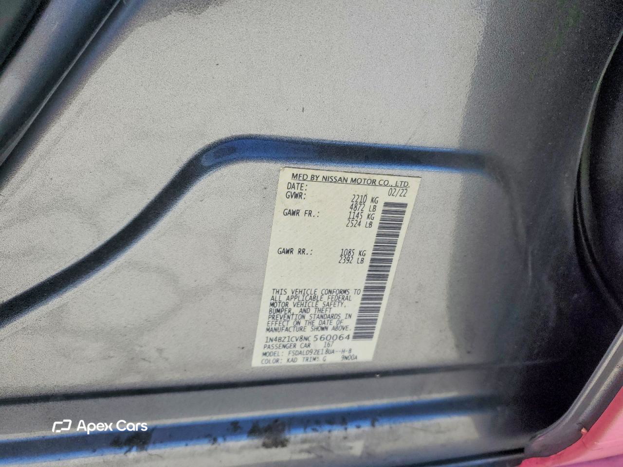 Nissan Leaf 2022