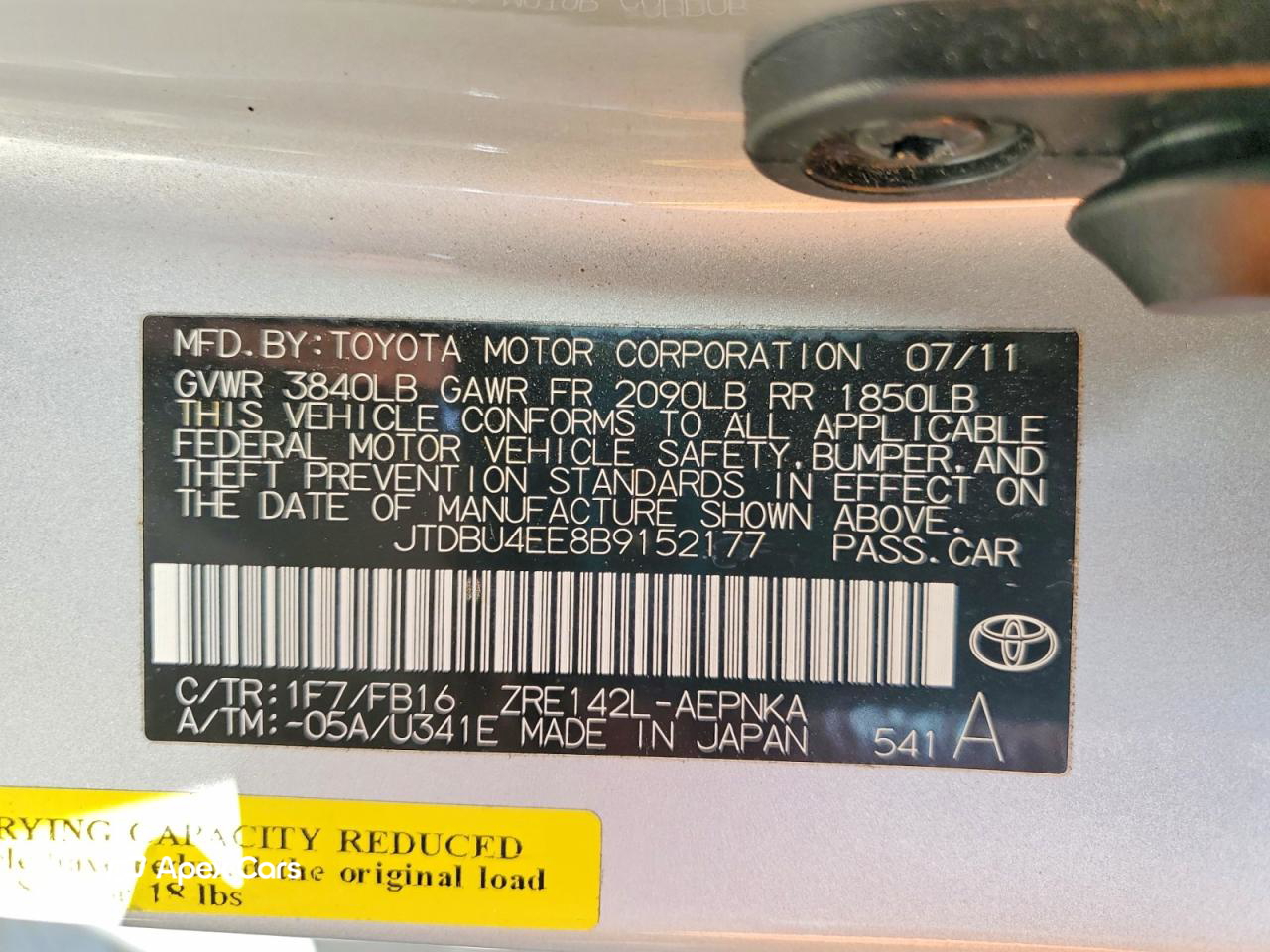 Toyota Corolla 2011