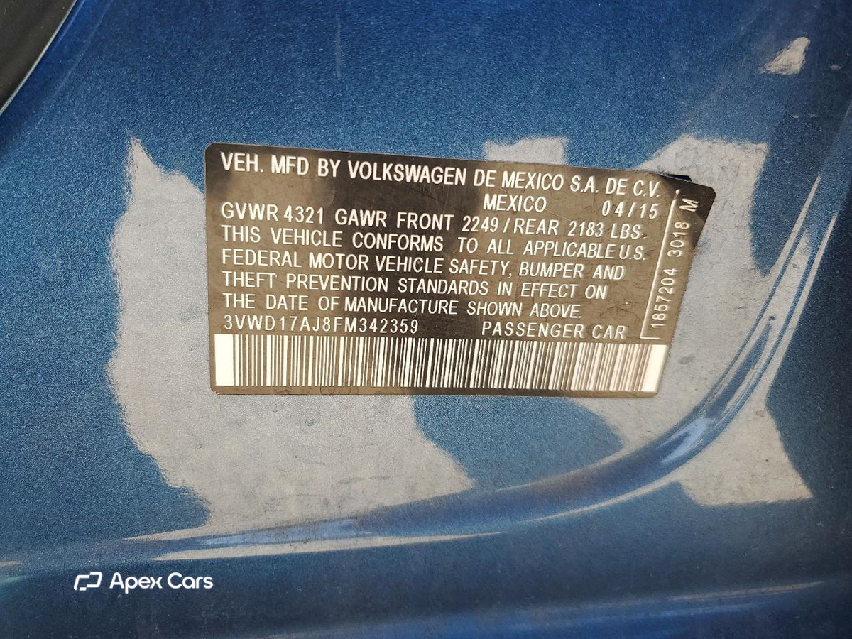 Volkswagen Jetta 2015