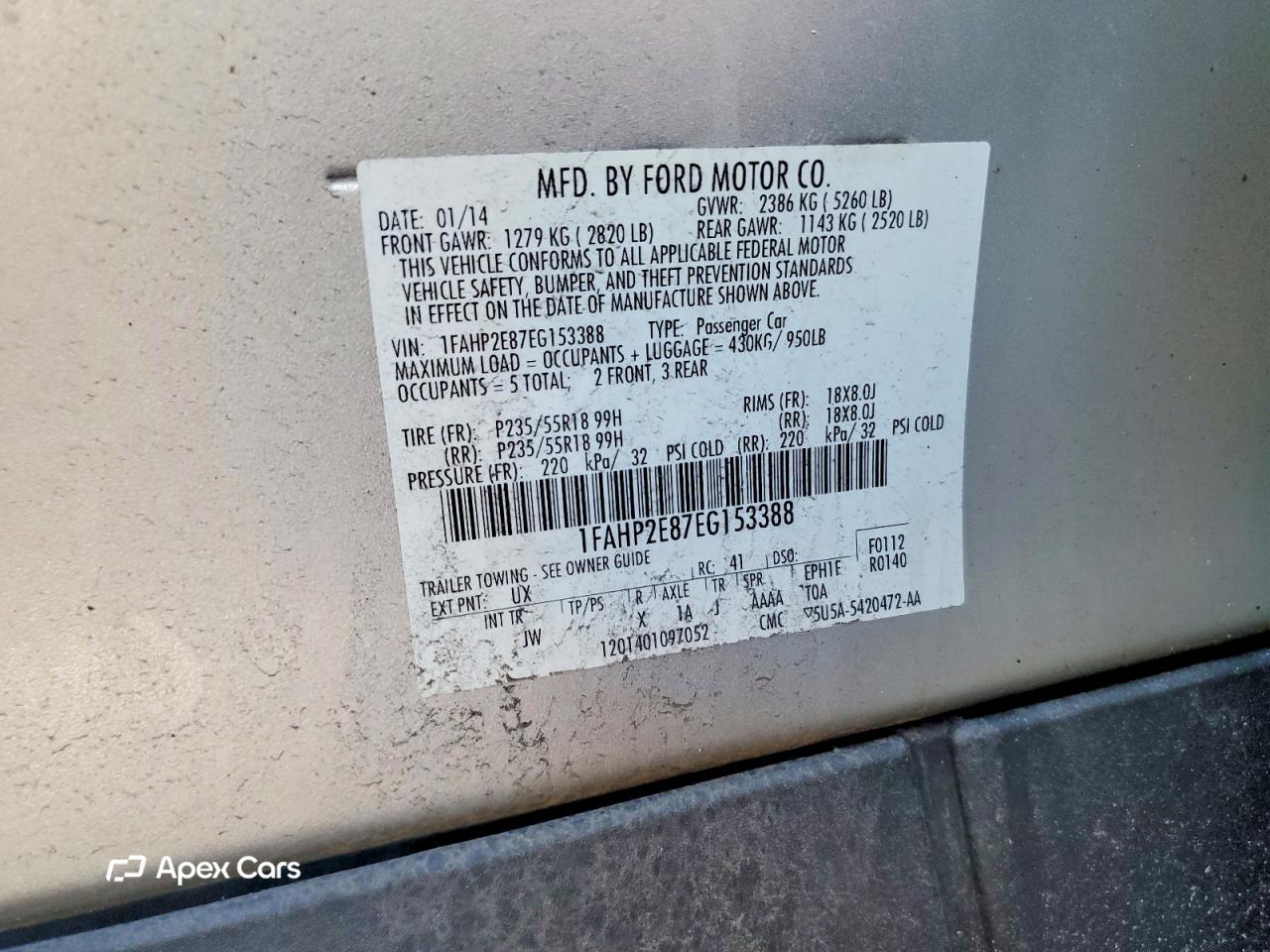 Ford Taurus 2014