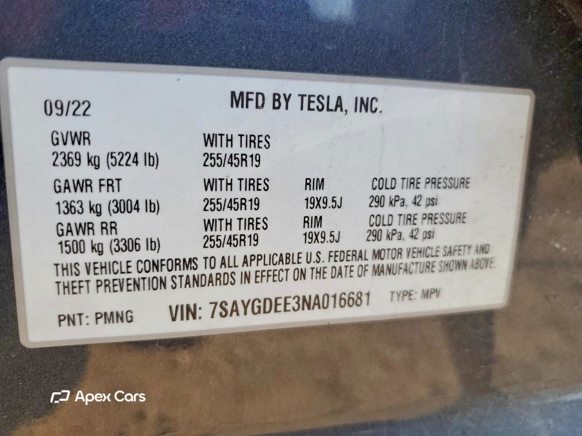 Tesla Model Y 2022