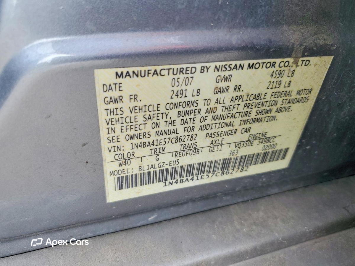 Nissan Maxima 2007