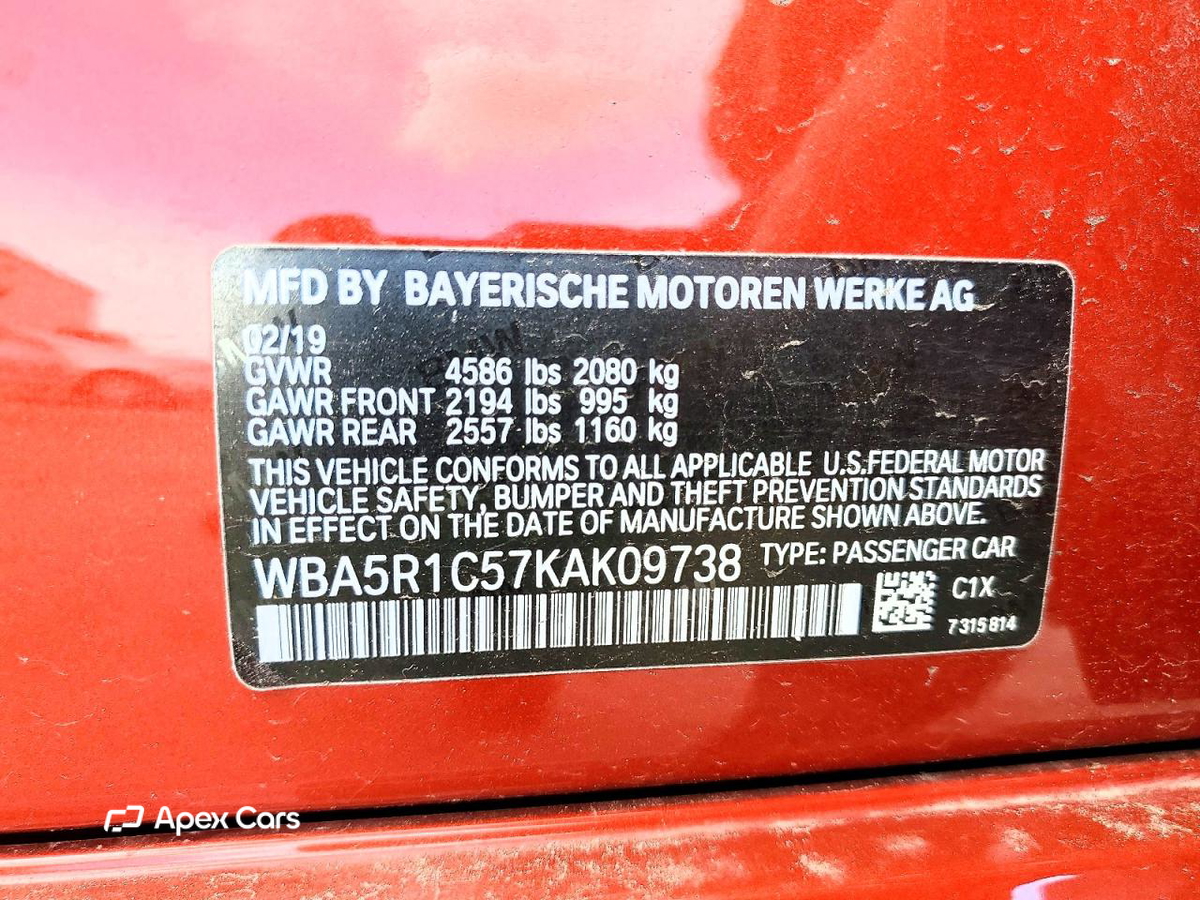 BMW Series 3 2019
