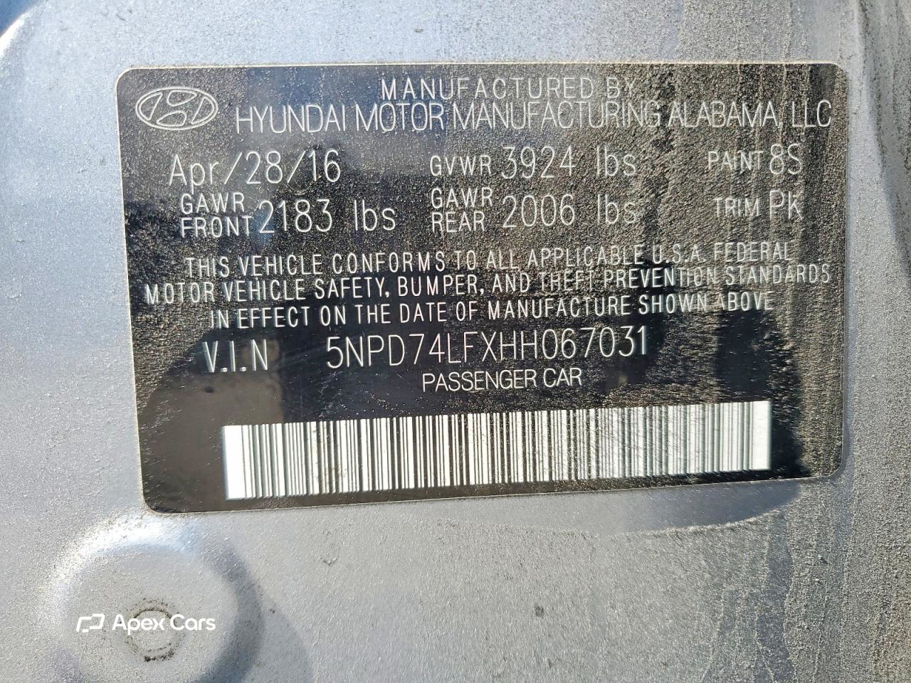 Hyundai Elantra 2017