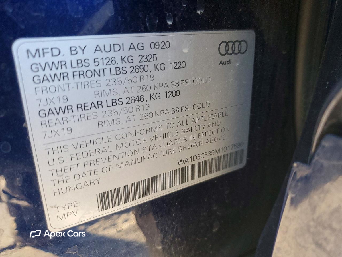 Audi Q3 2021