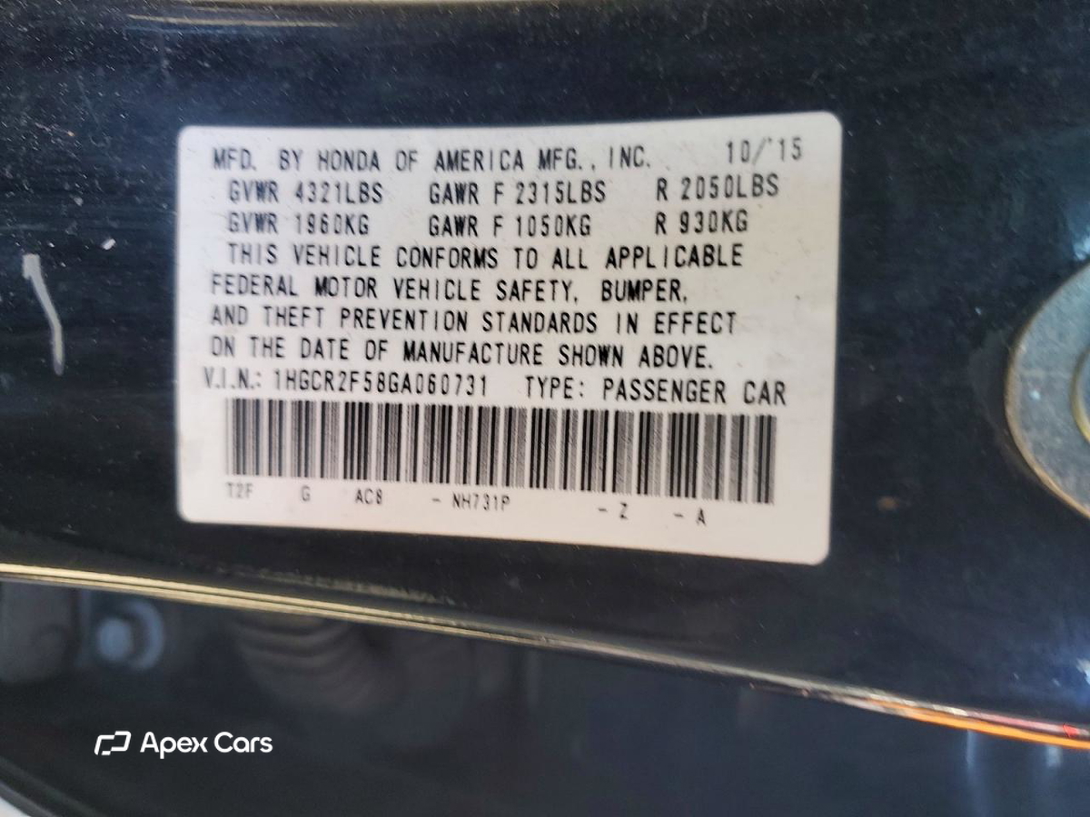 Honda Accord 2016