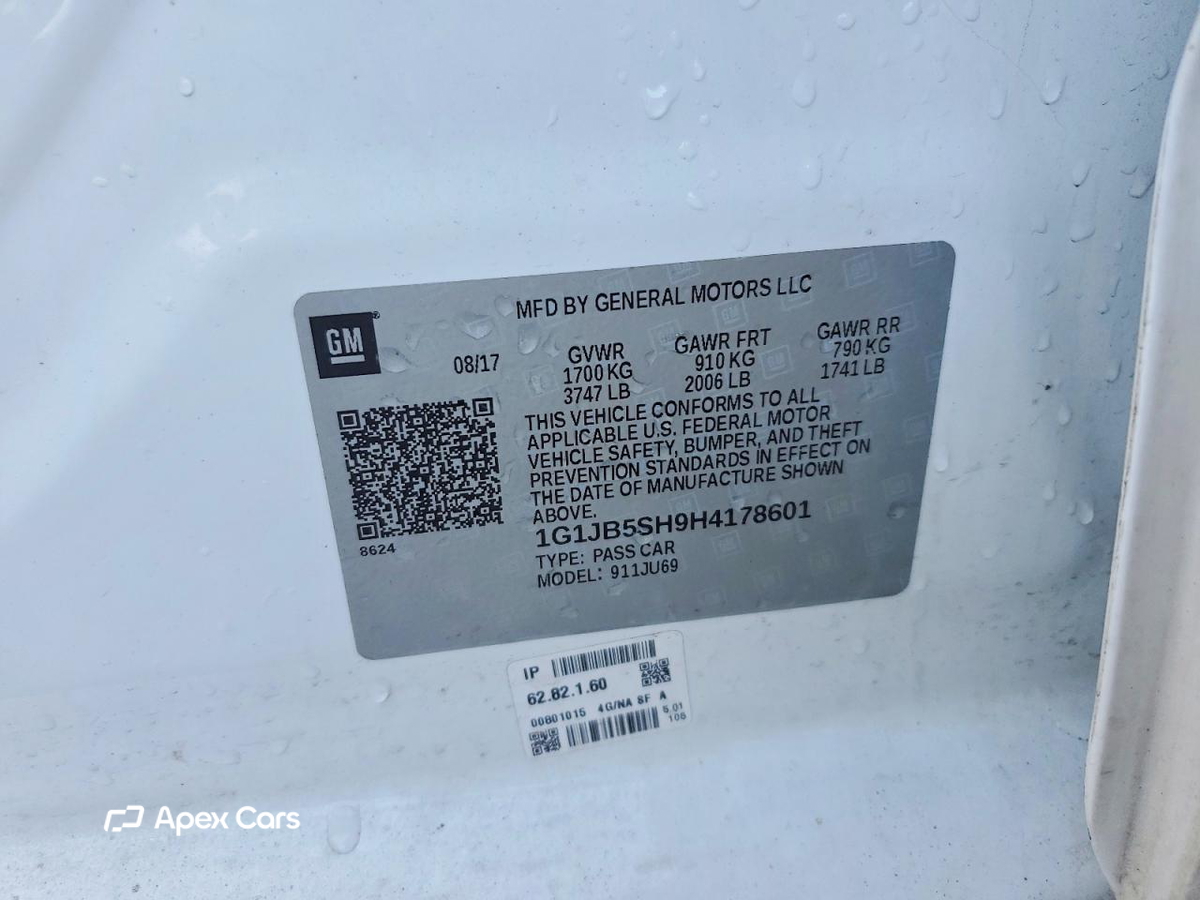Chevrolet Sonic 2017