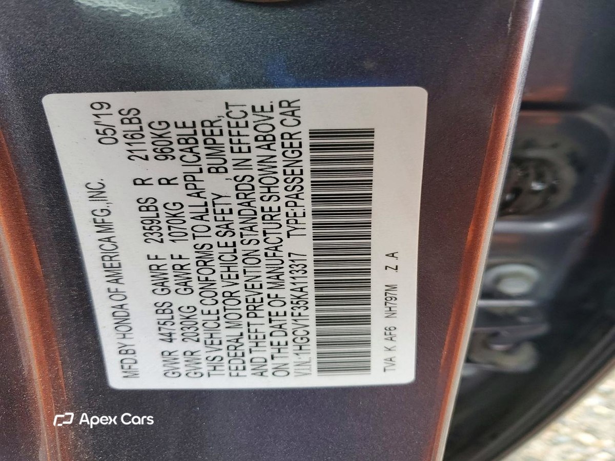 Honda Accord 2019