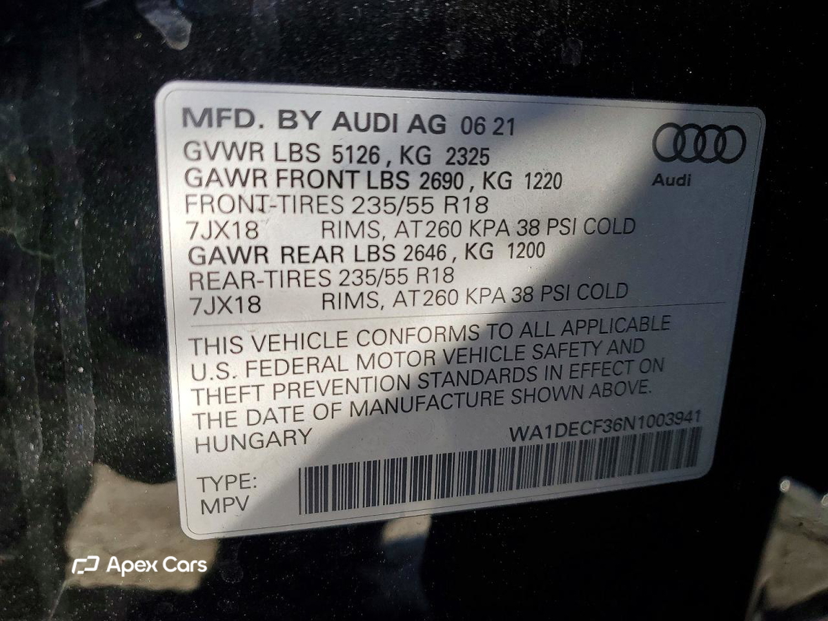 Audi Q3 2022