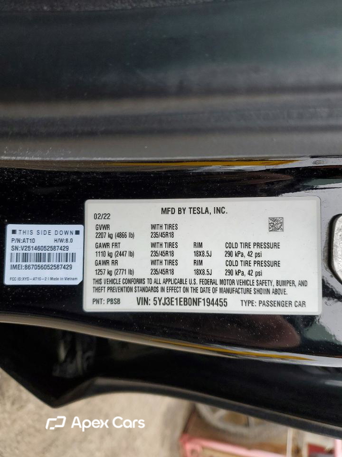 Tesla Model 3 2022