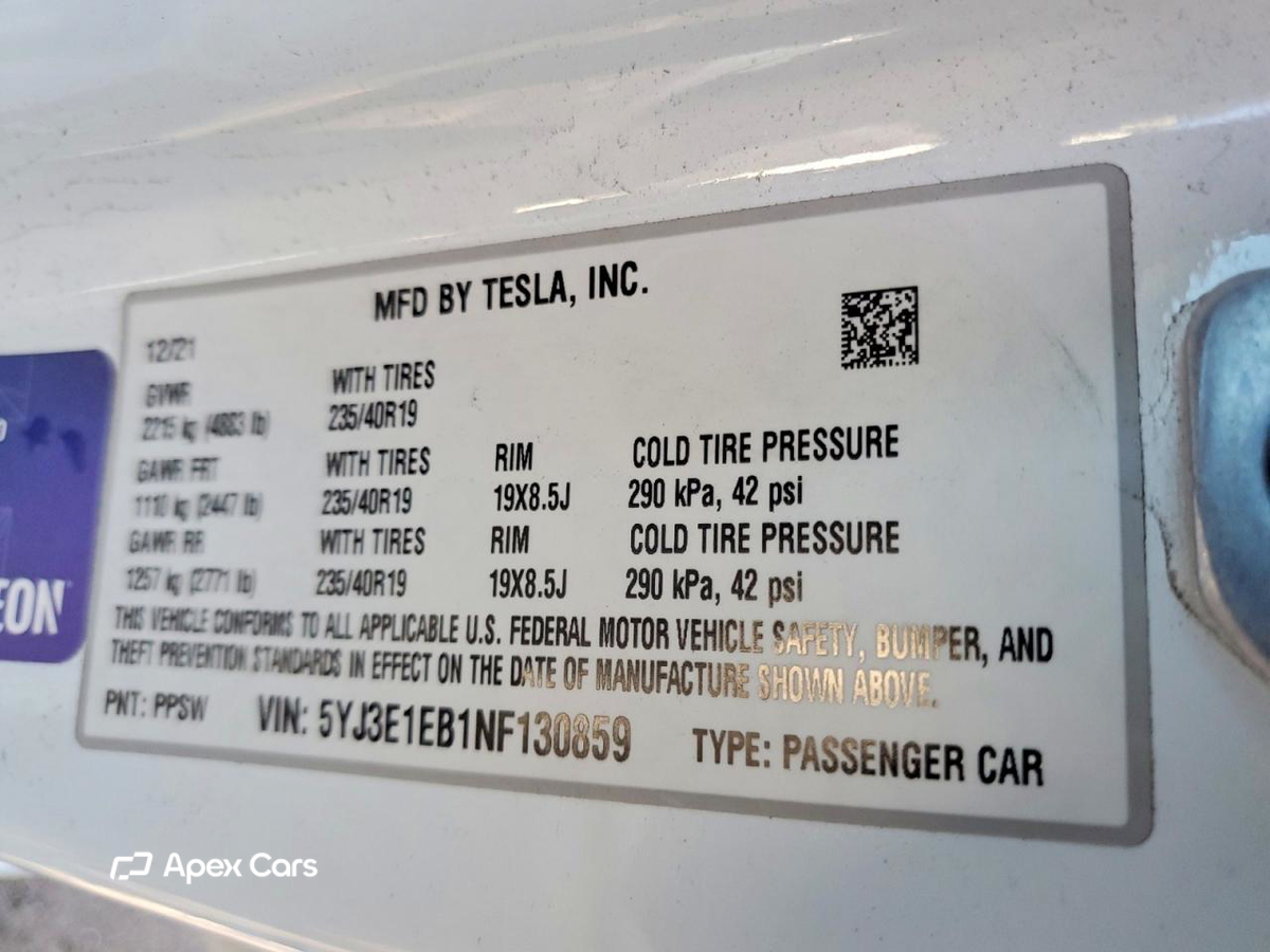 Tesla Model 3 2022