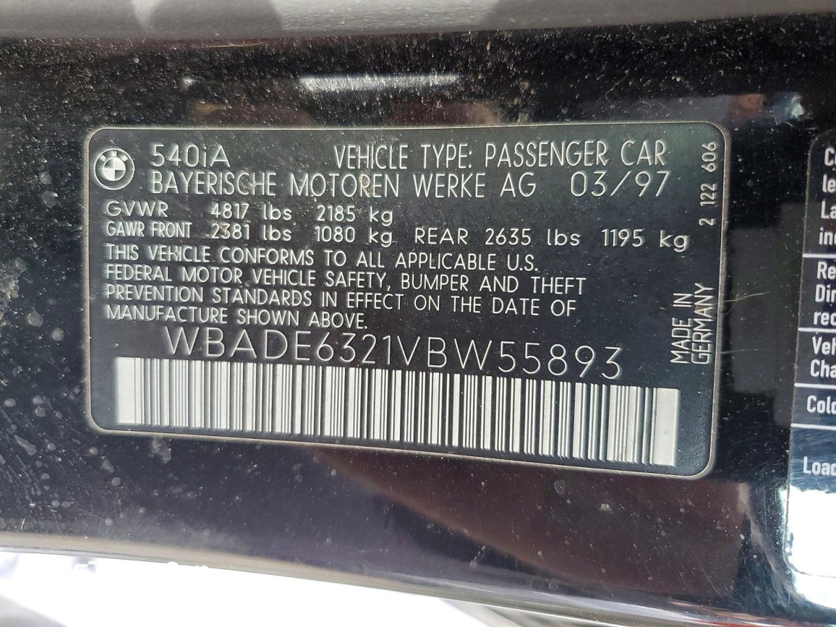 BMW Series 5 1997