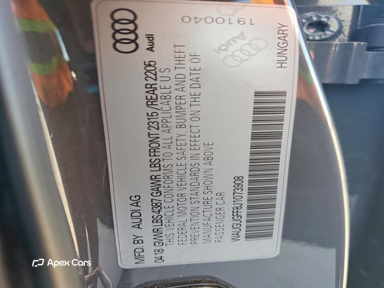 Audi A3 2018