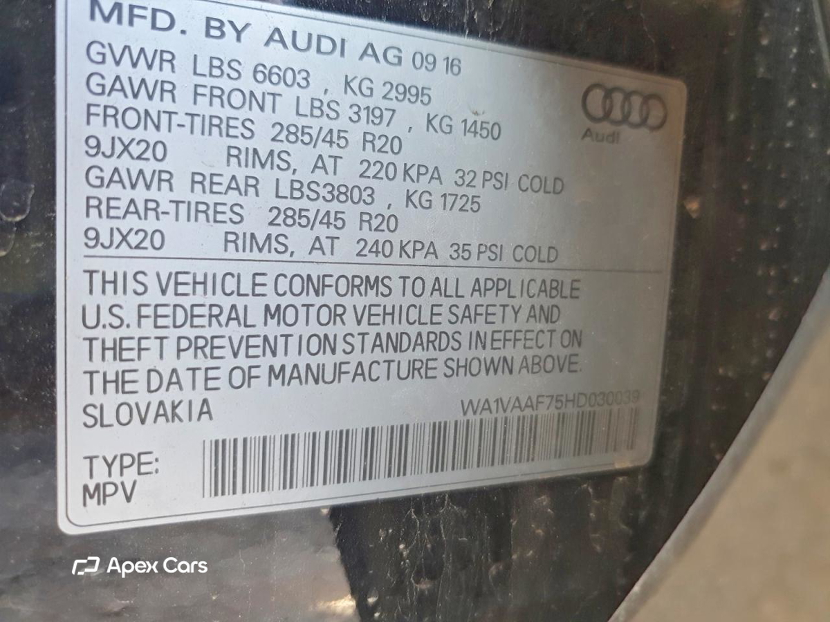 Audi Q7 2017