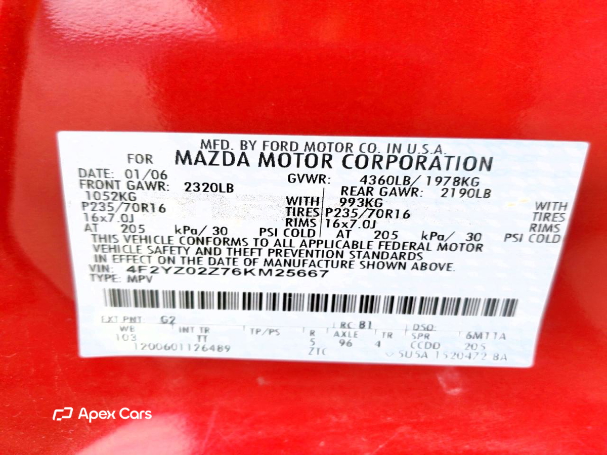 Mazda Tribute 2006