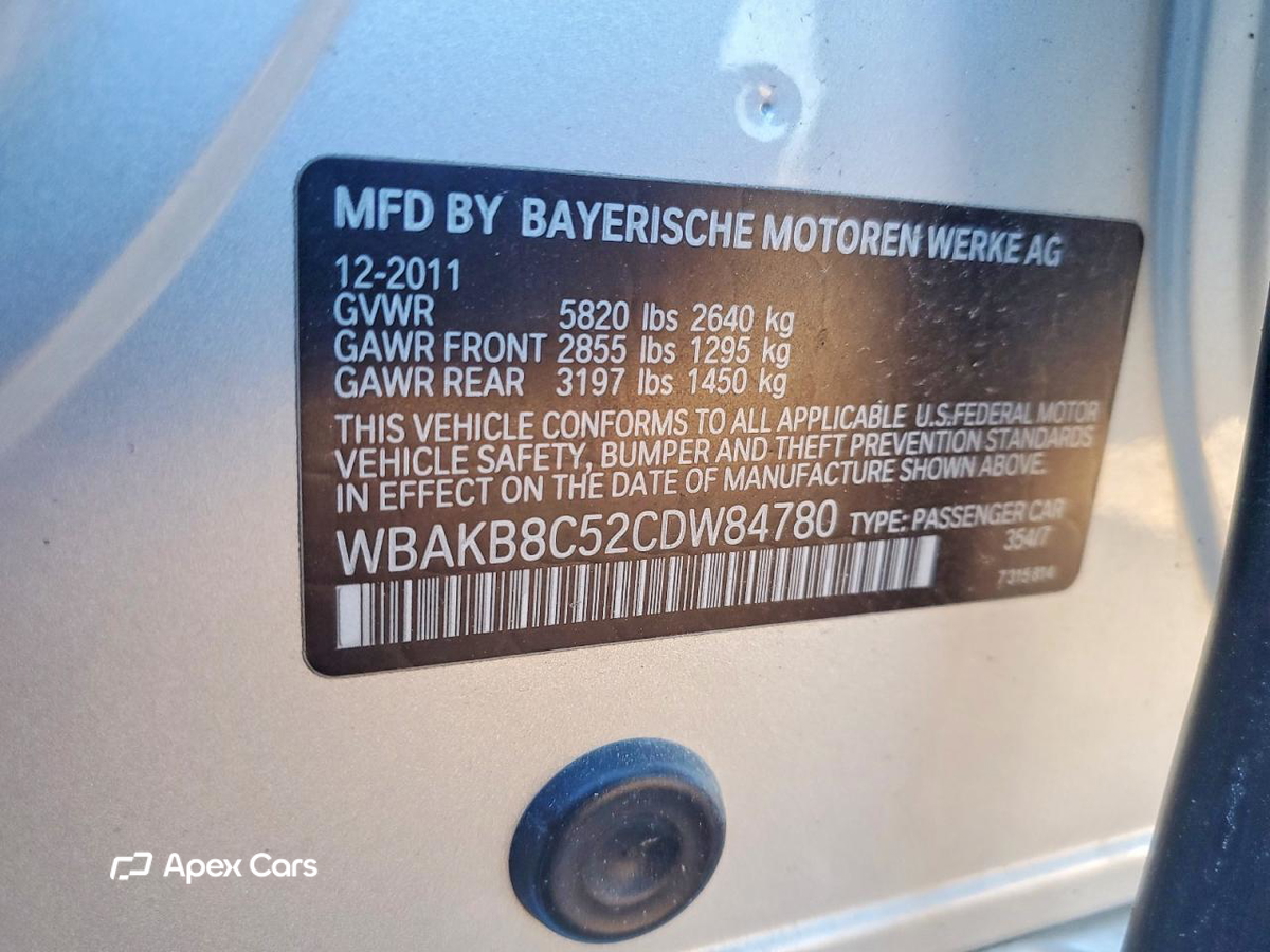 BMW Series 7 2012