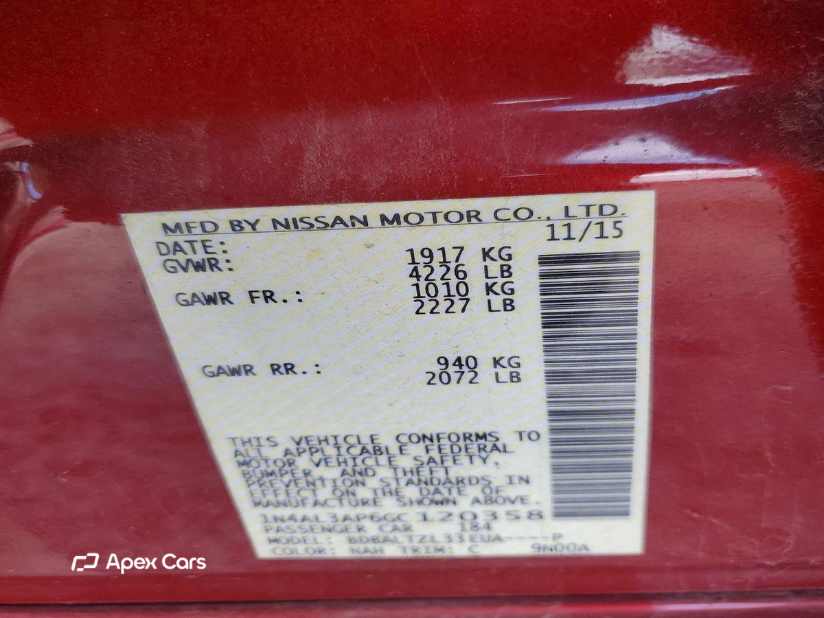Nissan Altima 2016
