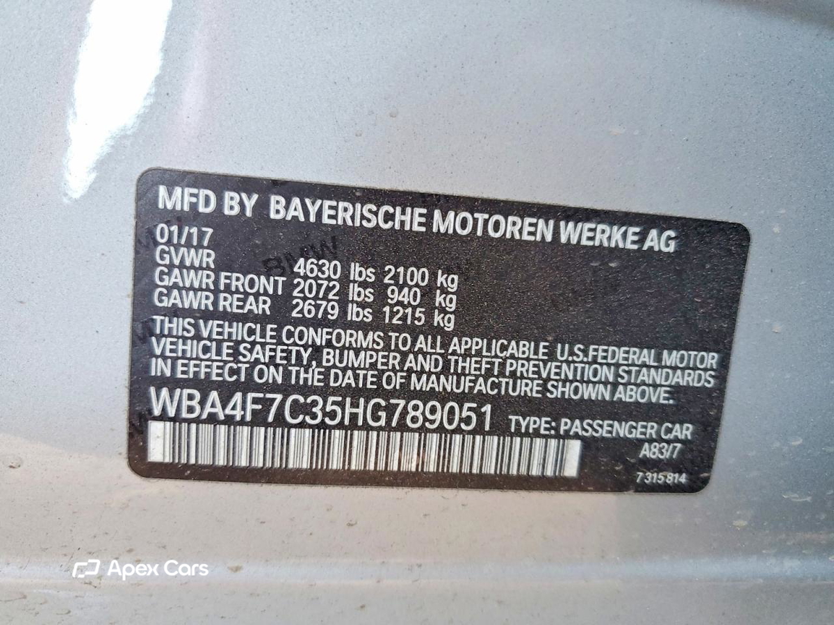 BMW Series 4 2017