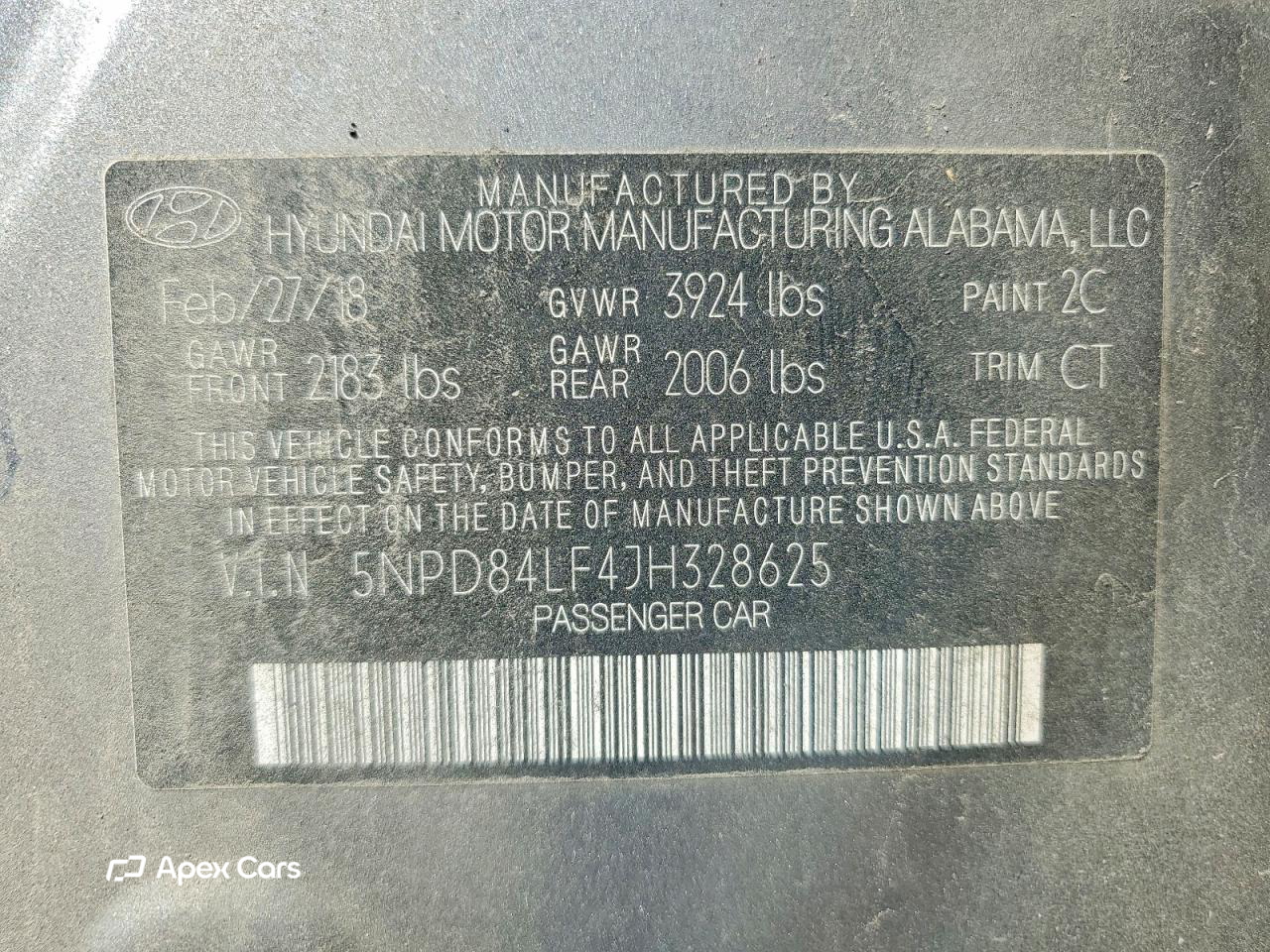 Hyundai Elantra 2018