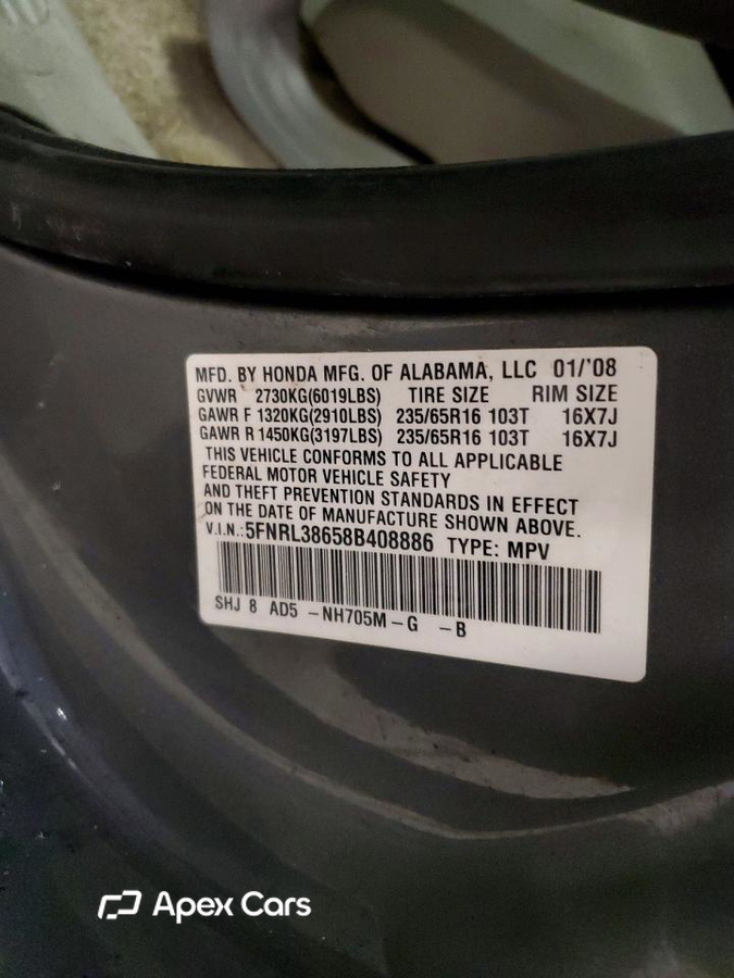 Honda Odyssey 2008